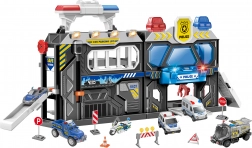 stazione di polizia portatile con effetti luminosi e sonori