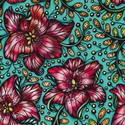 Kwadratowe puzzle CURIOSI Q Gold – wzór III, 72 elementy