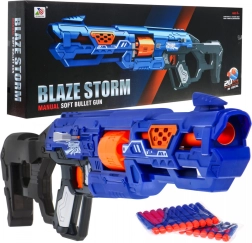 Manual kids’ blaster BLAZE STORM 8+ with bolt action and 20 foam darts