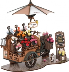 Puzzle 3D en bois Chariot de fleurs Rolife