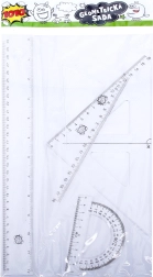 set geometrico trasparente