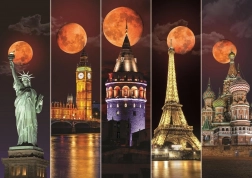 Puzzle Red Moon 1500 Pieces ART PUZZLE
