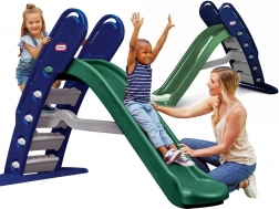 Kinderrutsche Little Tikes Giant Slide Jungle 180 cm – blau‑grün