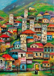 Puzzle Beautiful Village 1000 Pieces MAGNOLIA
