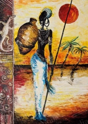 Puzzle African Woman 1000 pieces MAGNOLIA