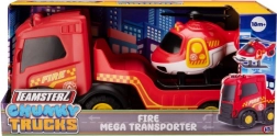 Hasičský Nákladný Voz s Helikoptérou Teamsterz