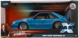 Jada Toys 1989 Ford Mustang GT 1:24 modello in metallo Fast & Furious 10