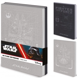 set of A6 Star Wars Rebel notebooks