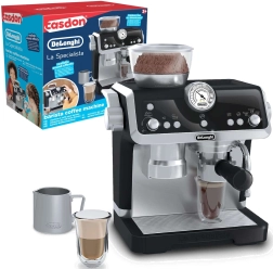 Macchina da caffè per bambini con lancia vapore CASDON De’Longhi – set del piccolo barista