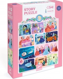 DJECO Pravljične sestavljanke Pepelka - 54 kosov