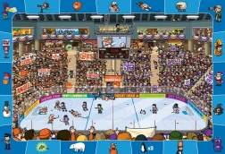 Eurographics Spot & Find Puzzle Hockey 100 pezzi
