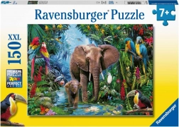 Ravensburger puzzle Slonovi u oazi 150 dijelova