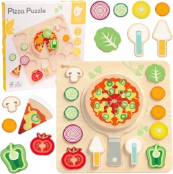 CLASSIC WORLD Pizza di legno da tagliare, puzzle 22 pezzi