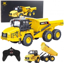 ZRC remote-controlled dump truck HUINA 1:16 yellow