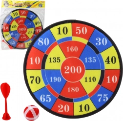 Tarča na suhi zadrgi s točkovnim vrednotenjem