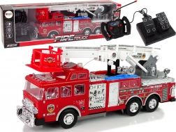 RC fire engine with gas and brake pedals, lights and sounds