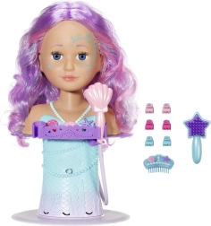 BABY born Sister Styling Head Mermaid with Shower