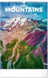 Vægkalender Bjerge 2026