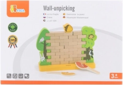 Wooden Logic Game Wall for Kids