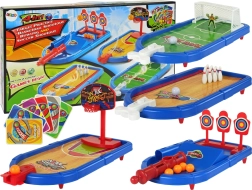 Tabletop 4‑in‑1 Game Set – Basketball, Soccer, Bowling and Target Shooting