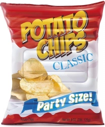 Inflatable Mattress Shaped Like a Bag of Chips