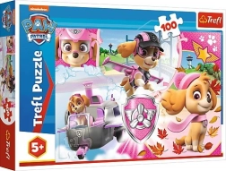 Puzzel 100 stukjes – PAW PATROL Skye in actie