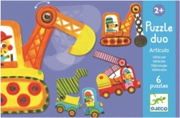 Puzzle Duo Mozgásban lévő autók