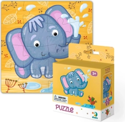 Baby Elephant Puzzle 16 Pieces