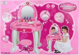 Children’s vanity table with accessories and light-up music