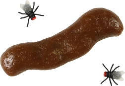 Fake poop with flies – realistic prank prop
