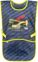 Children's apron with excavator BAAGL