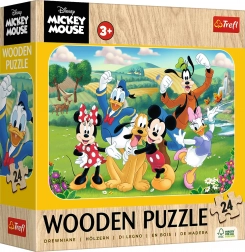 Wooden Puzzle MICKEY AND FRIENDS 24 pieces