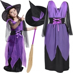 Girls’ witch costume with hat