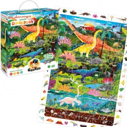CzuCzu Explorer Puzzle Dinosaurs 60 Pieces Educational Poster