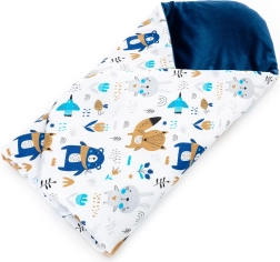 T-TOMI Hitrozavinovalka VELVET Modri medvedki