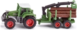 Siku Farmer traktor z gozdarsko prikolico – kovinski model