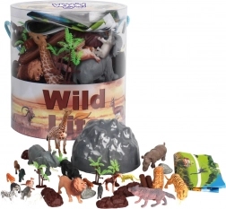 Woopie safari animal figure set 34 pcs