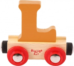 Wooden Train Bigjigs Rail with Letter L