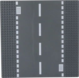 Construction baseplate road with drainage 26 × 26 cm