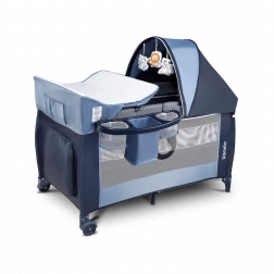 Potovalna posteljica Sven Plus znamke Lionelo – Modra