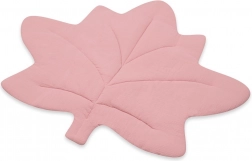 New Baby Muslin Play Mat Maple Leaf Pink