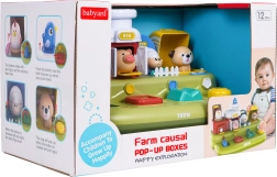 Ferme interactive à animaux surgissants pour tout-petits