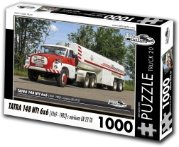 Retro-Cars puzzle truck Tatra 148 NTT 6x6 with trailer – 1000 pieces