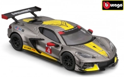 modèle en métal 1:43 chevrolet corvette c8.r 2020 – bburago