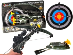 Børnearmbrøst med lasersigte og målskive