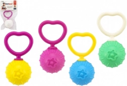 Retro plastic rattle with a ball (0m+)