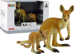 Set of 2 Kangaroo Figures with Joey – Animals of the World