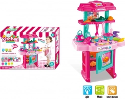 Kinderkeukentje met licht en geluid, 31 delen
