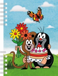 Beležnica A6 s špiralo - Krtek