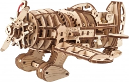 Wooden Mechanical Puzzle Airplane Mad Hornet 3D by Ugears